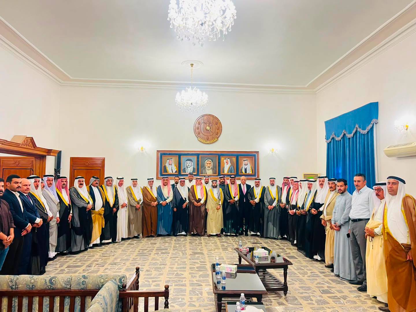  لقاء موسع لبحث التداعيات الأخيرة حول ملف عودة نازحي جرف الصخر ٢٠٢٦/٨/٢٠