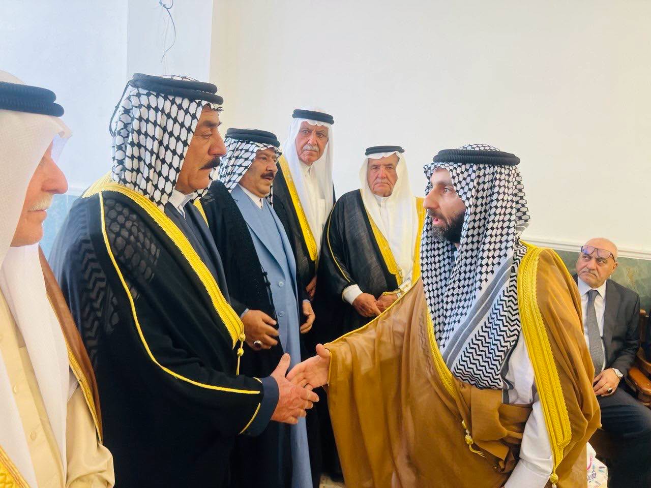 اليوم الثاني لاستقبال المعزّين بوفاة المرحوم الشيخ منير عبود علي الخكري الجنابي. ٢٠٢٦/٨/١٧